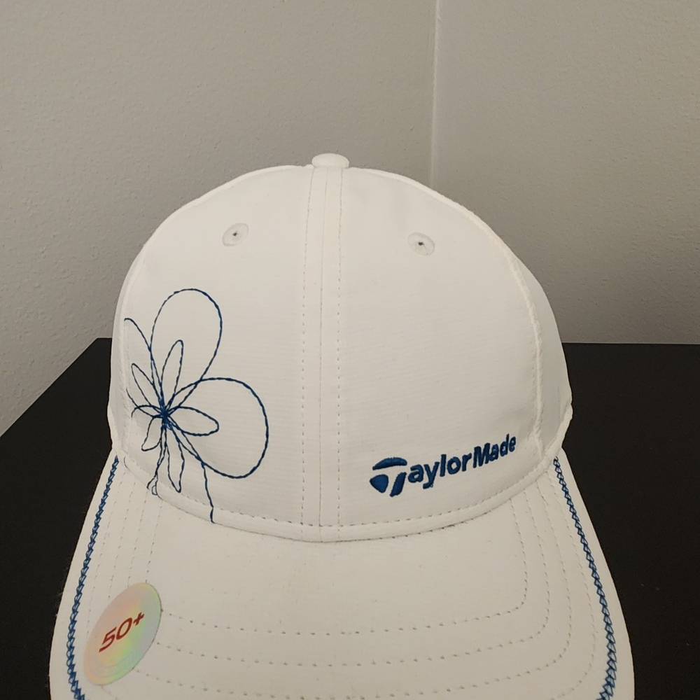 TaylorMade White and Blue Women's Hat